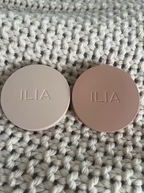 ILIA cream highlighter and bronzer set. Arc and Eclipse